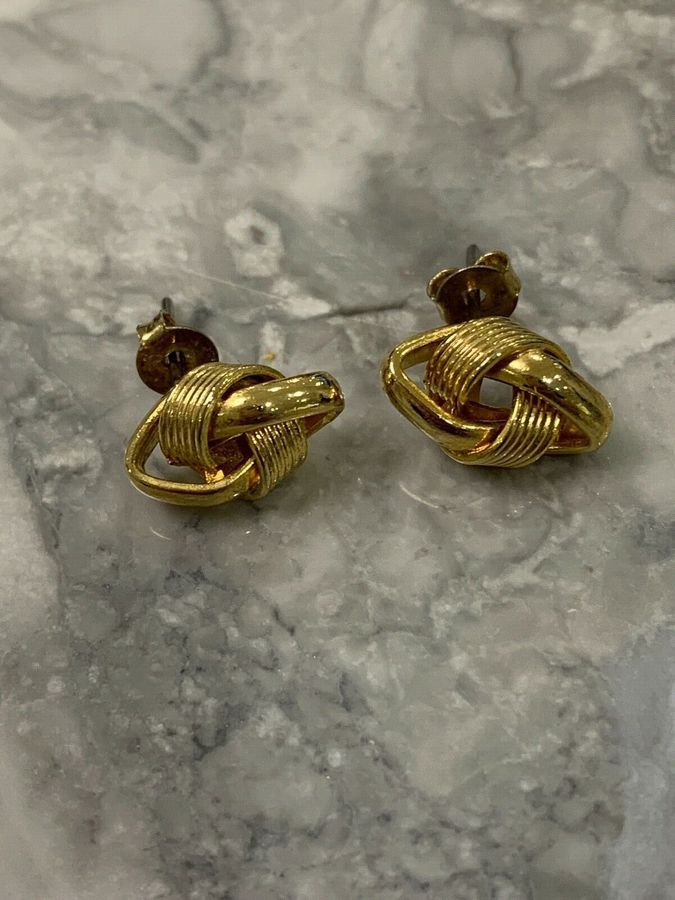 Antique Vintage Twist Earrings