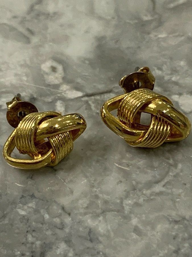 Antique Vintage Twist Earrings