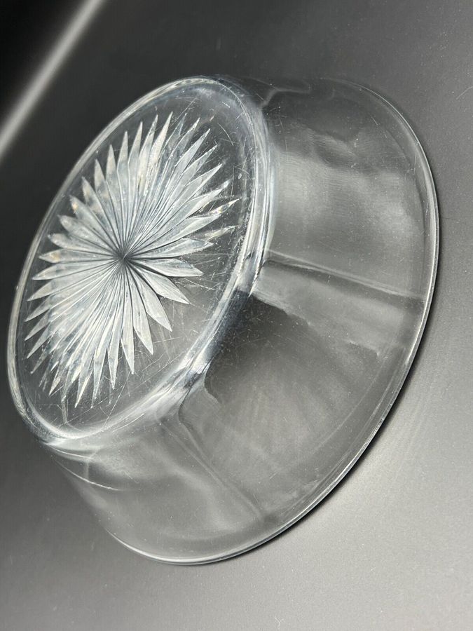 Antique Ice Bowl Starburst base Antique Late Victorian