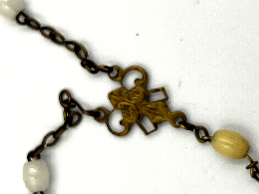 Antique Vintage Religious    Beads Catholic Christian Crucifix