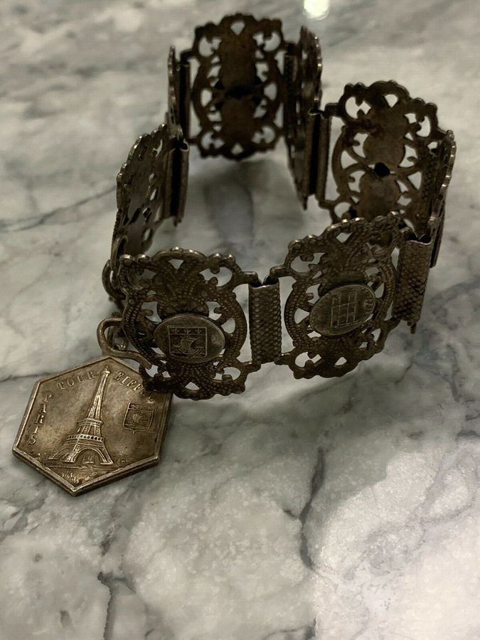 Antique Vintage Art Deco Paris Bracelet