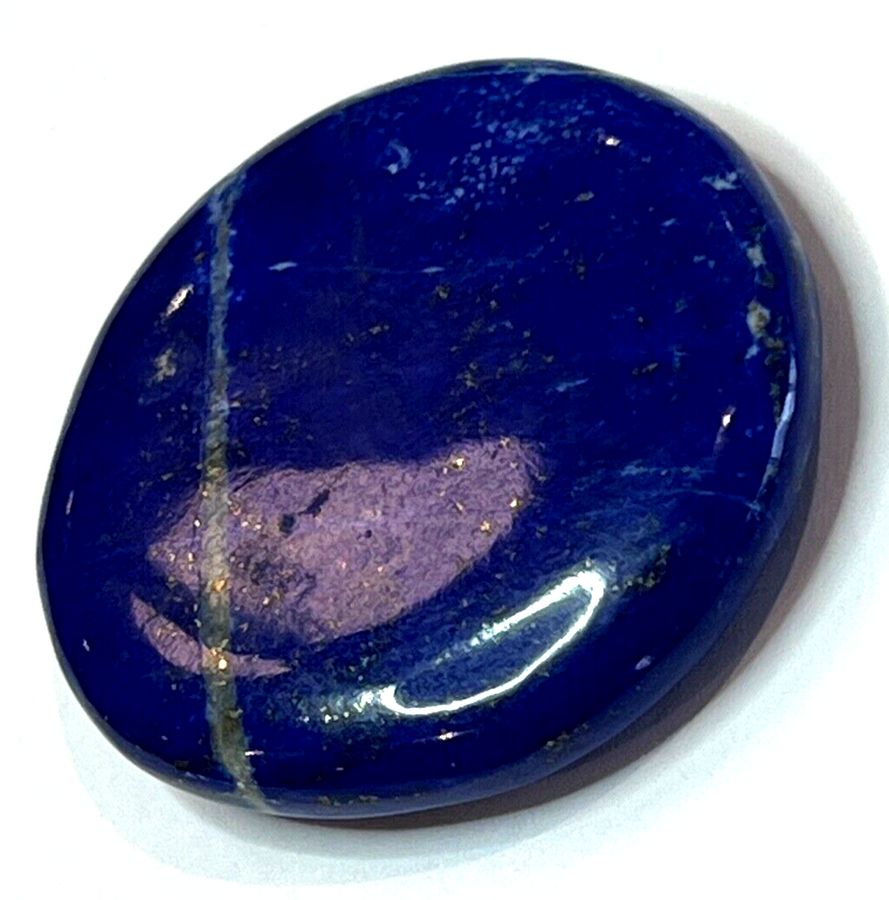 Antique Gemstone Mineral Lapis Lazuli Polished 4.2cm Diameter 27grams