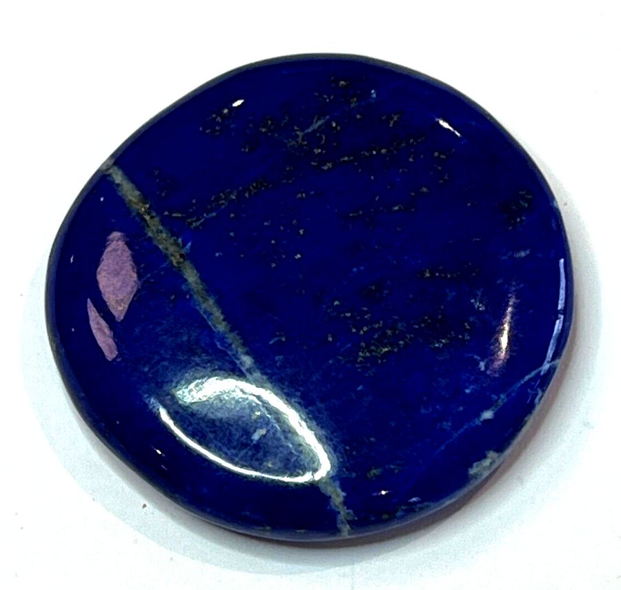 Antique Gemstone Mineral Lapis Lazuli Polished 4.2cm Diameter 27grams