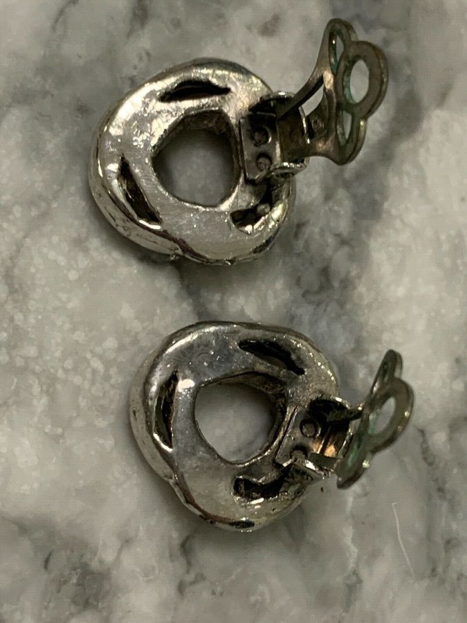 Antique Vintage Art Deco Marcasite Earrings