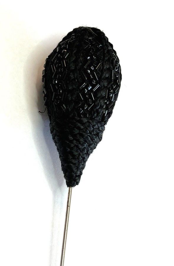 Antique Antique Victorian Edwardian Hatpin Hand Beaded