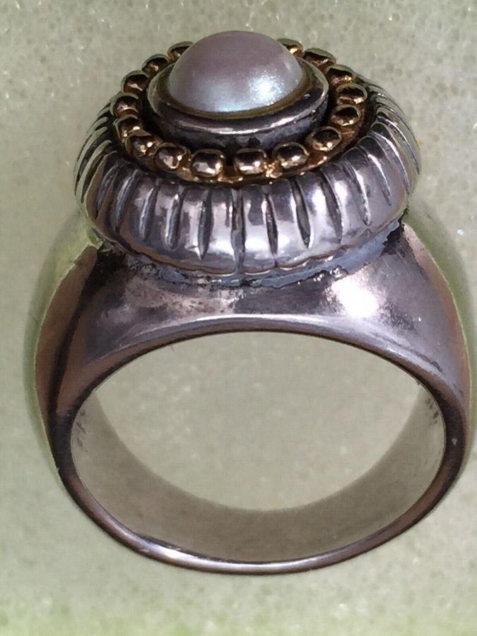 Antique Vintage Solid Silver Ring