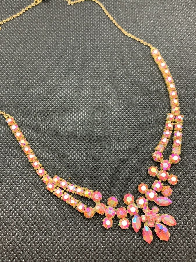 Antique Necklace With diamanté