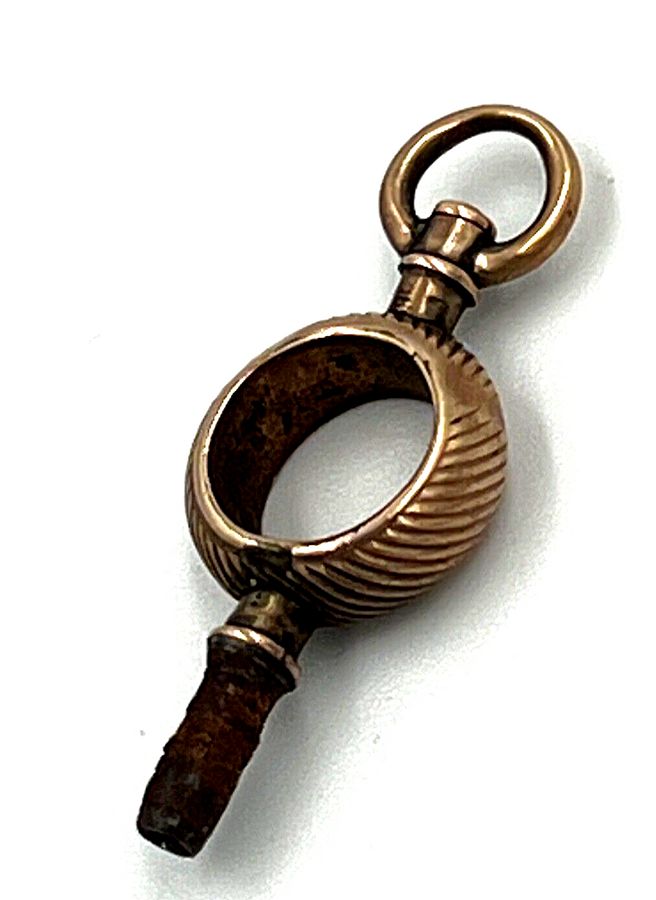 Antique Antique Pinchbeck Pocket Watch Key Victorian Circa 1900