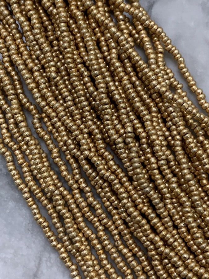 Antique Antique  Art Deco Multi string  Bead Necklace Very unusual