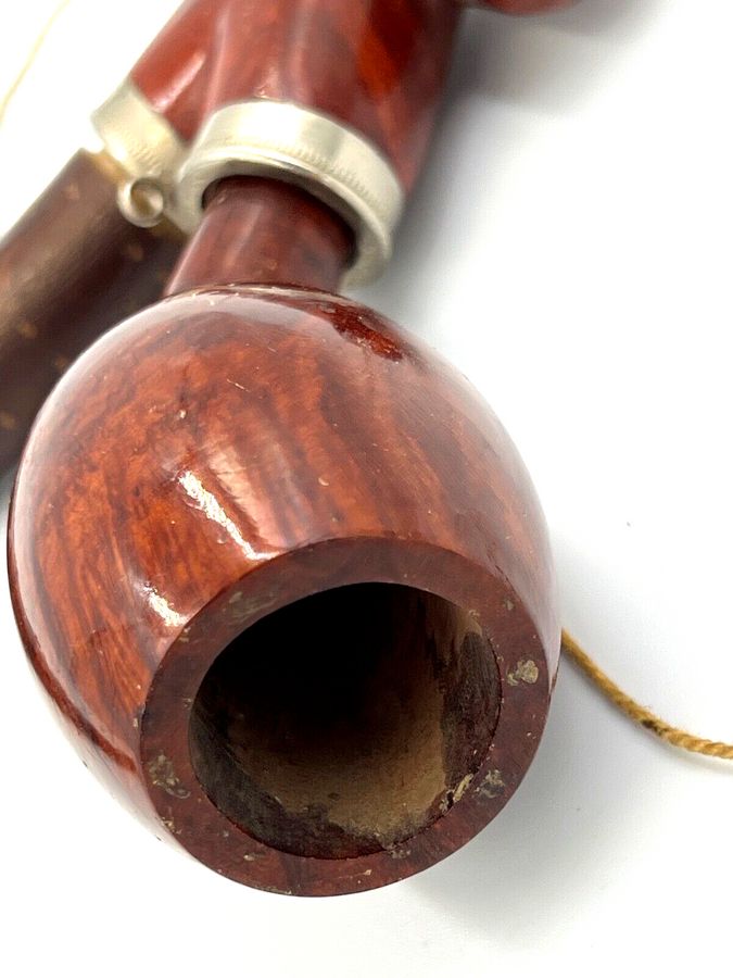 Antique Vintage Rare Pipe Can Dismantle Hand Carved  Mouthpiece Bakelite Cutty Swiss ?