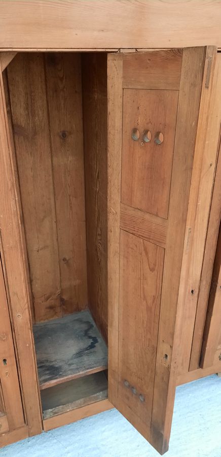 Antique Victorian / Edwardian Golf storage cupboards 