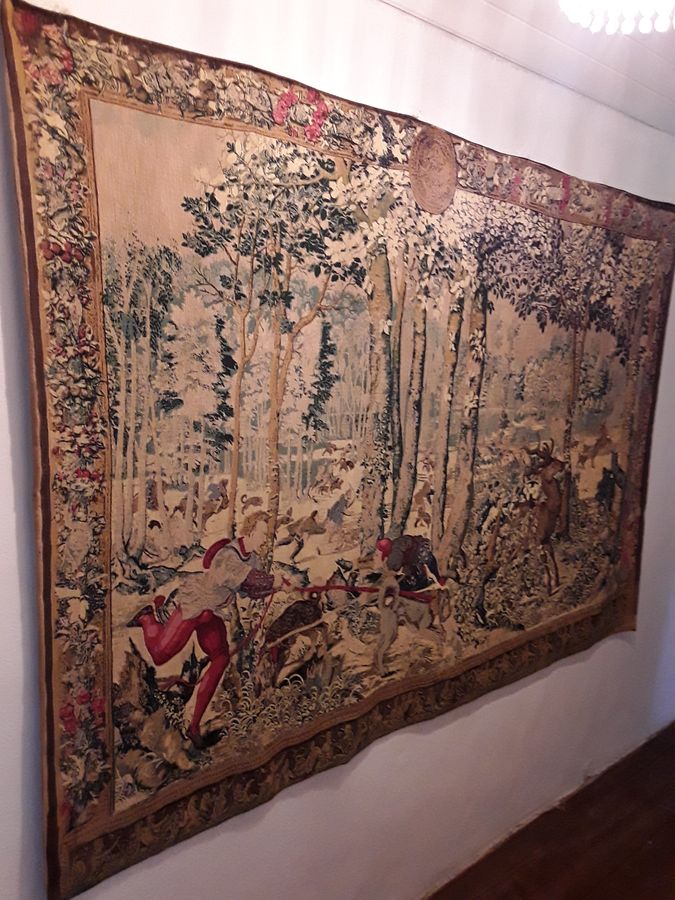 Tapestry 'Chase de Maximillian' (Deer hunt at the "Patte d'Oie" lakes)