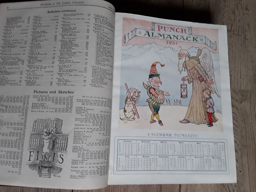 Punch Almanack 1937