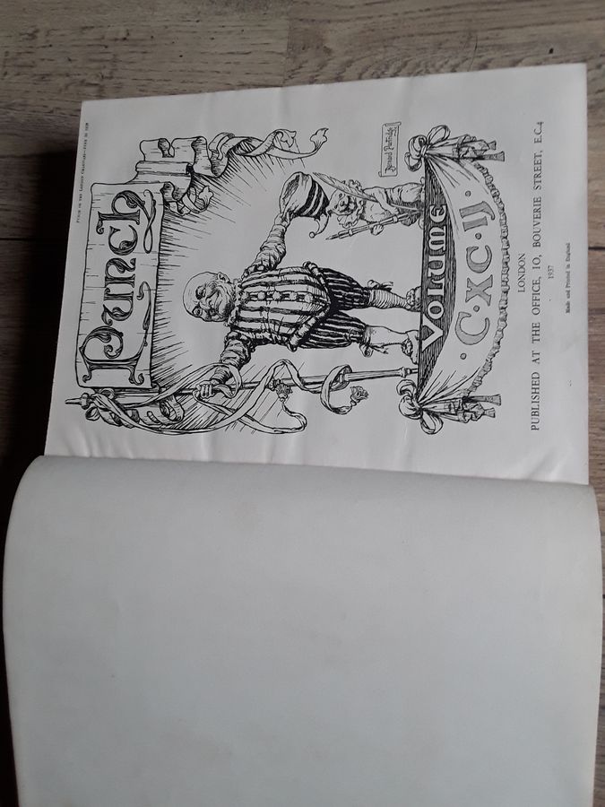 Antique Punch Almanack 1937 