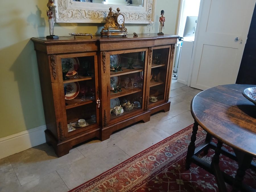 Breakfront Display Cabinet Credenza