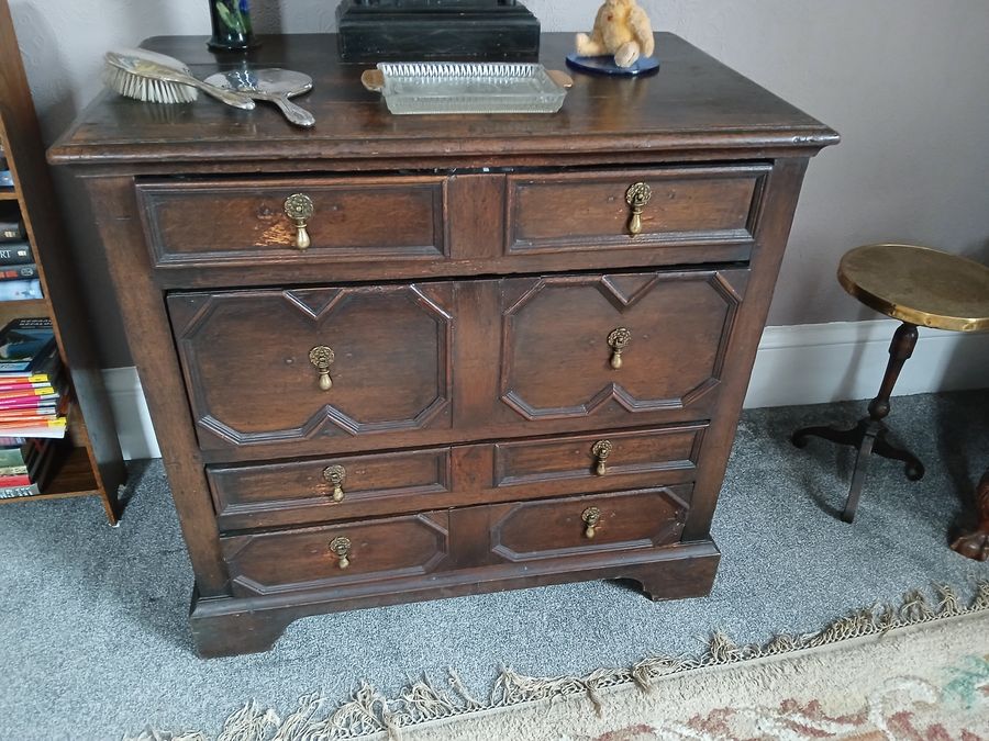 17th Century oak chest of drawers