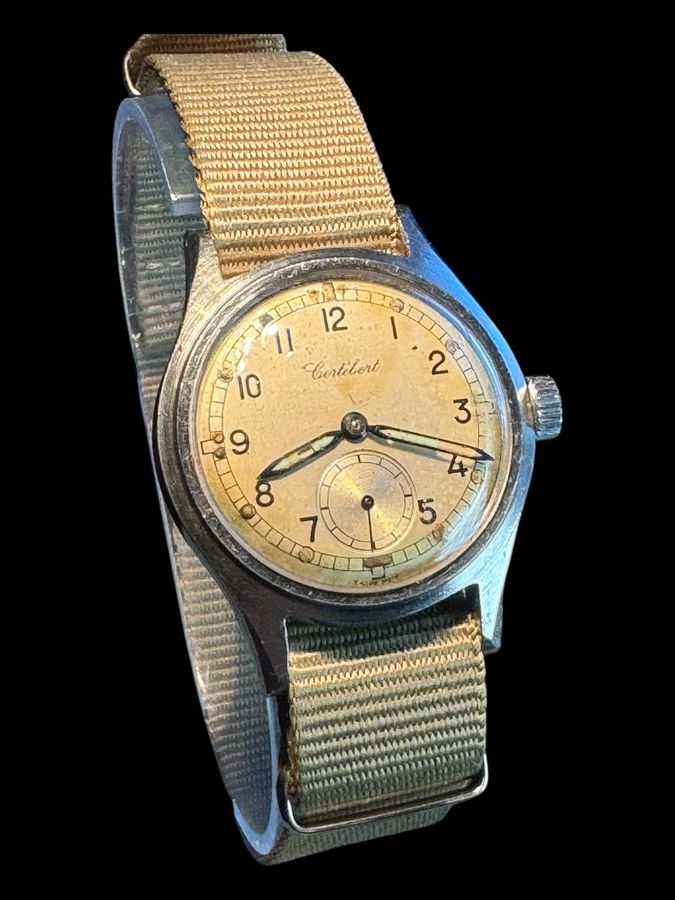 c.1939 Cortebert ATP WW2 Official Ordnance Gents Military Watch