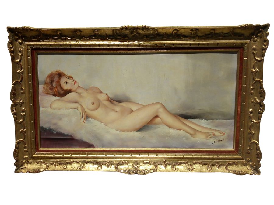 Large oil painting by Jules Gustave LEMPEREUR (1902-1985), CIRCA 1960