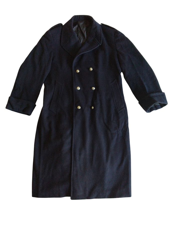 Antique French Police Coat in pure virgin wool, 60s