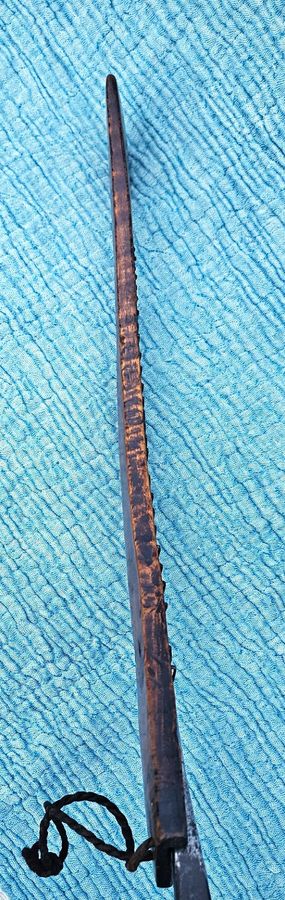 Antique Very rare antique ethnographic 19thc Taiwanese aboriginal Atayal lalaw head hunter knife - short sword Asian machete, Paiwan