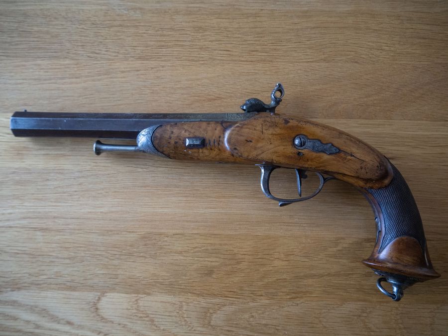 Antique Percussion pistol from 1842