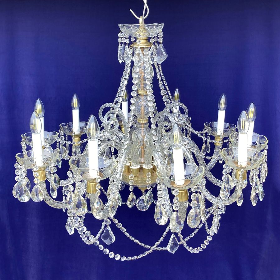 Ten-Branch Vienna Style Chandelier