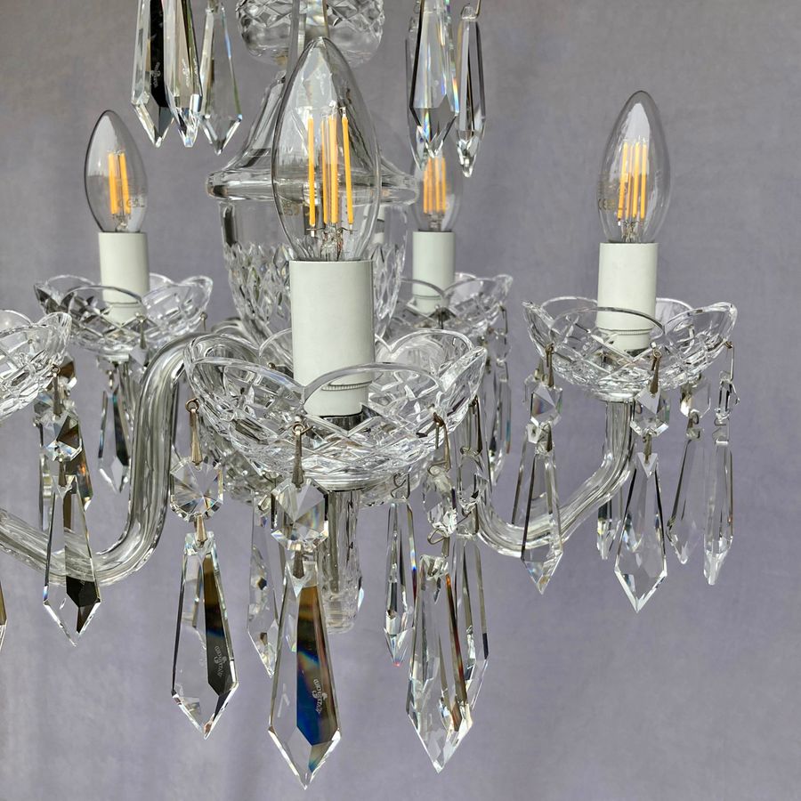 Antique Waterford Crystal 'Dunmore' Chandelier