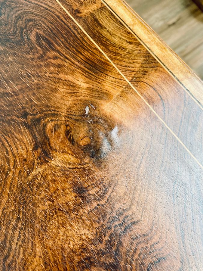 Antique Aesthetic Movement Inlaid Rosewood Occasional Table.