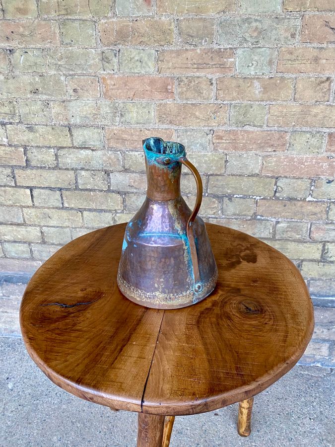 Antique Antique Arts And Crafts Copper Milk Jug