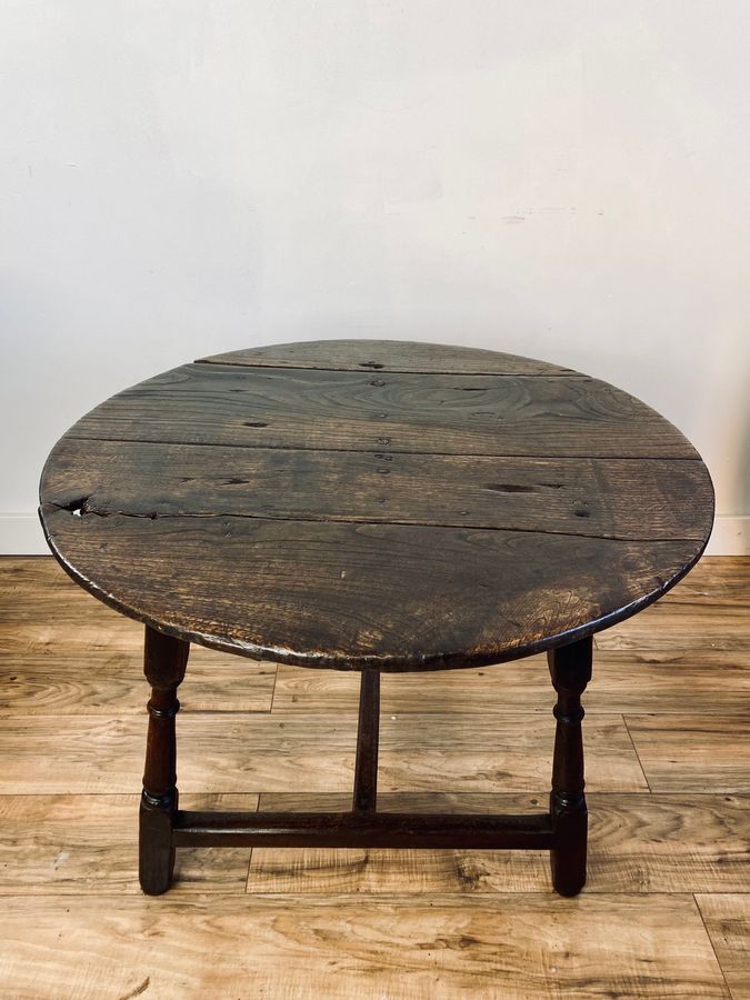 Antique Antique Welsh Cricket Table Circa 1740s