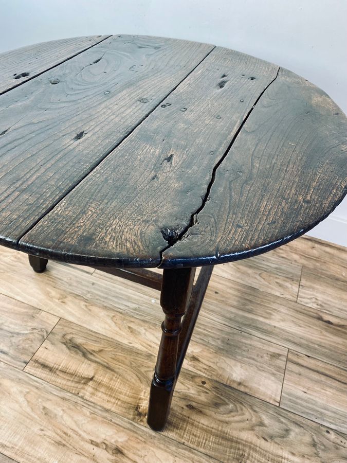 Antique Antique Welsh Cricket Table Circa 1740s