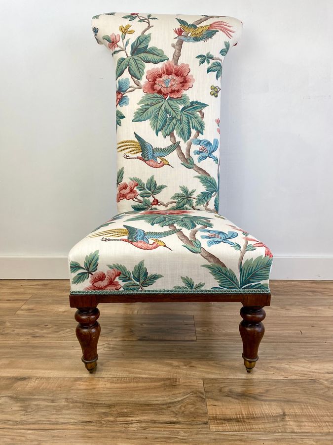 Prie Dieu Chair In Rosewood 1830s