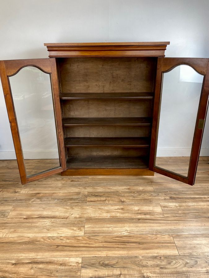 Antique Antique mahogany glazed bookcase Early 20th Century