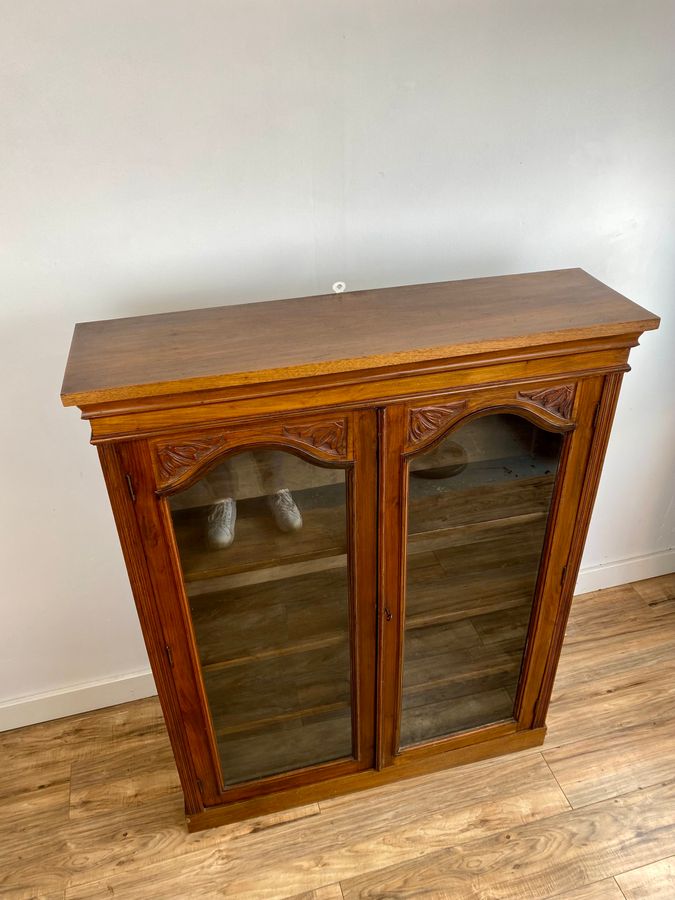 Antique Antique mahogany glazed bookcase Early 20th Century