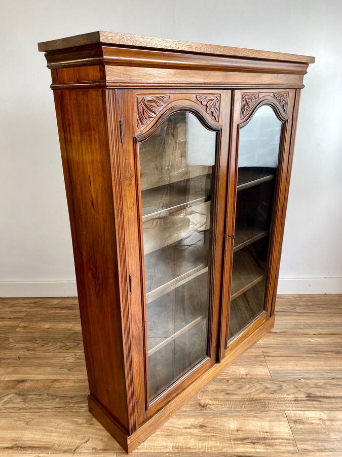 Antique Antique mahogany glazed bookcase Early 20th Century