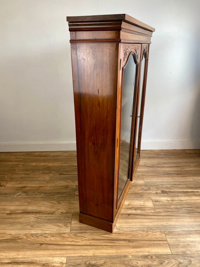 Antique Antique mahogany glazed bookcase Early 20th Century