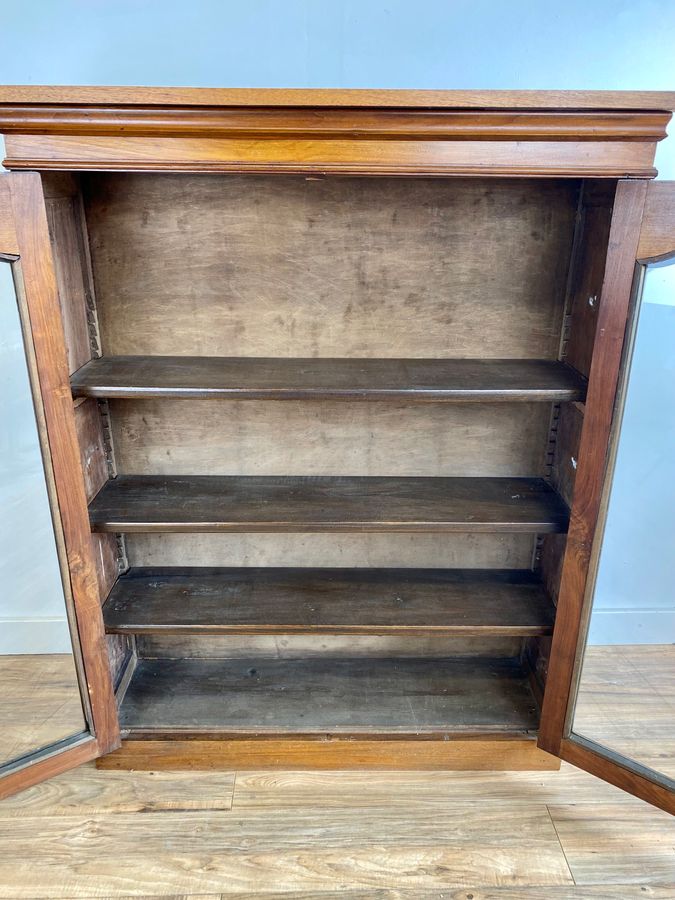 Antique Antique mahogany glazed bookcase Early 20th Century