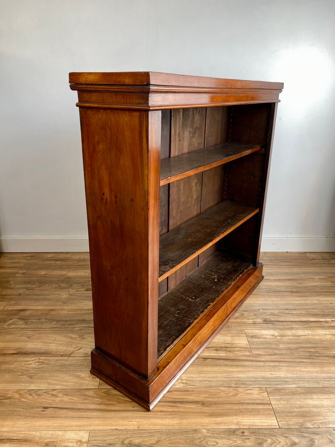 Antique Antique Victorian Mahogany Open Bookcase