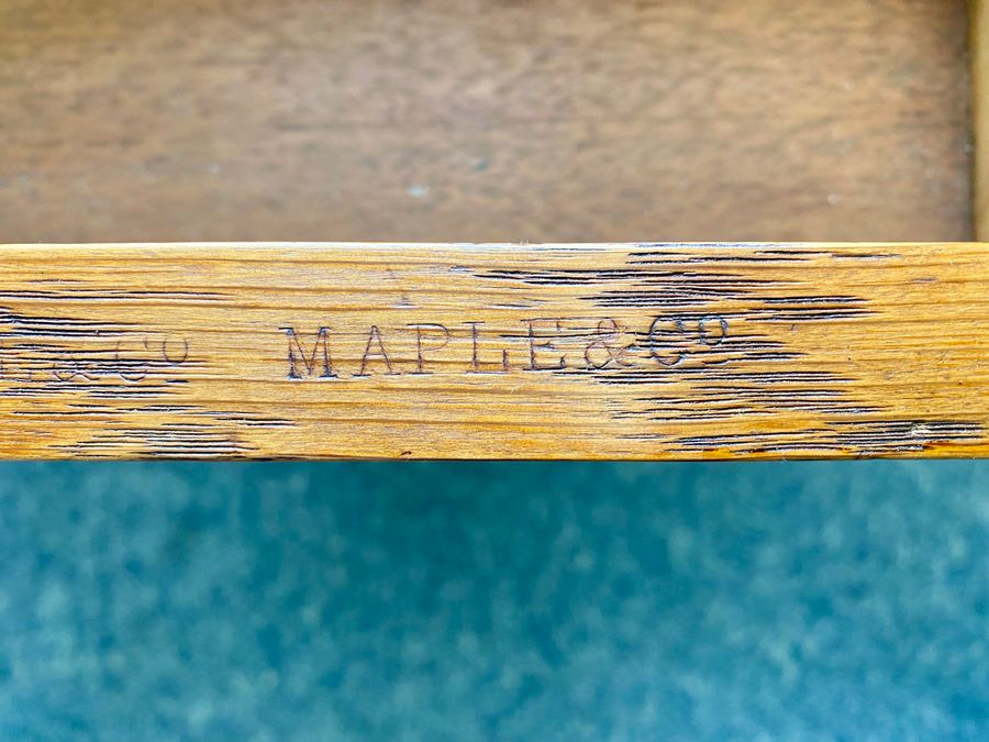 Antique Antique Desk By Maple & Co. Aesthetic Movement 1880c