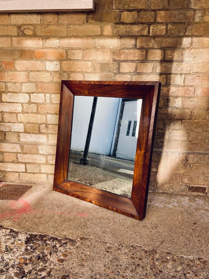 Regency Rosewood Hanging Wall Mirror Large