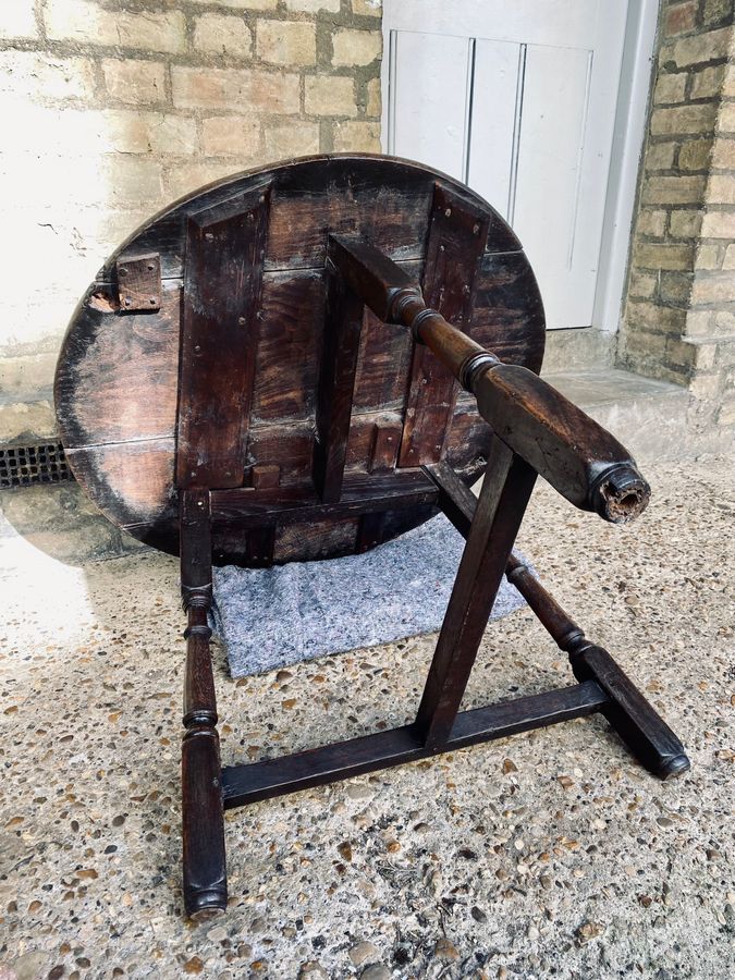 Antique Antique Welsh Cricket Table Circa 1740s