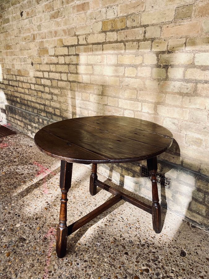 Antique Antique Welsh Cricket Table Circa 1740s