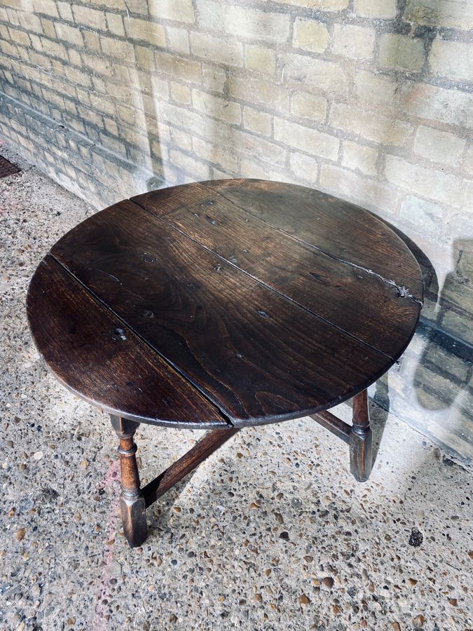 Antique Antique Welsh Cricket Table Circa 1740s