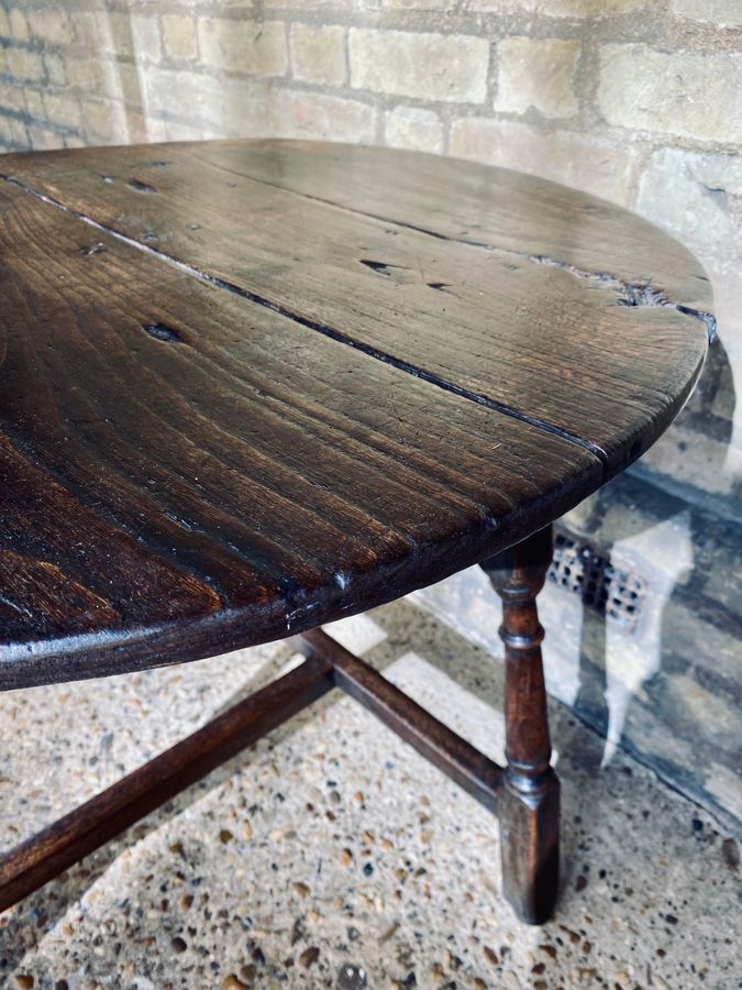 Antique Antique Welsh Cricket Table Circa 1740s