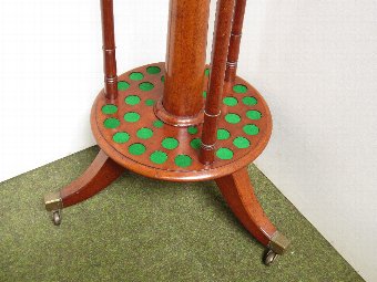 Antique Elegant Billiard Cue stand by Thurston c1860