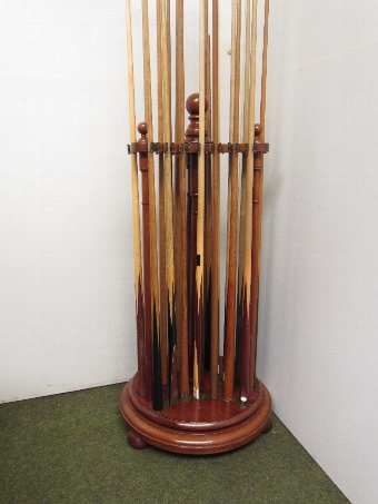Antique Billiard Cue stand by Burroughes & Watts