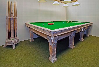 Antique Billiard Cue stand by Burroughes & Watts