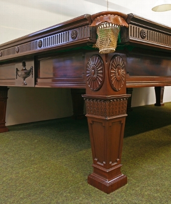 Antique Full Size 'Sir Tom Jones' Billiard Table by Burroughes & Watts