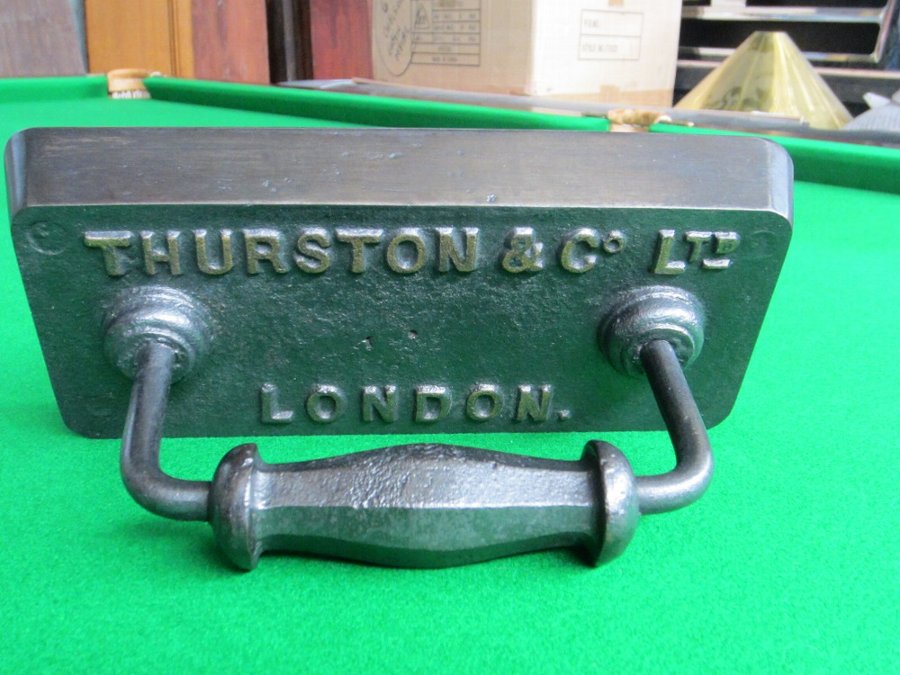 Billiard Table iron by Thurston c1890