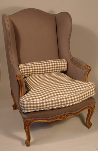 Antique Walnut Wing Chairs 3704A